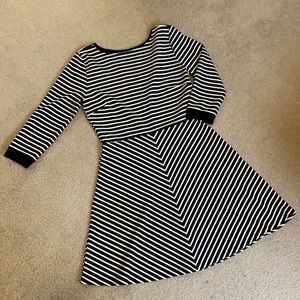 Francesca’s Striped Cocktail Dress - Size L